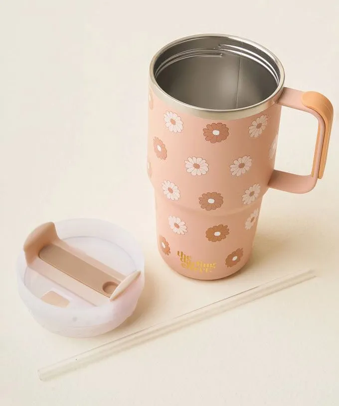 20oz Mini On-The-Go Tumbler - Daisy Tan