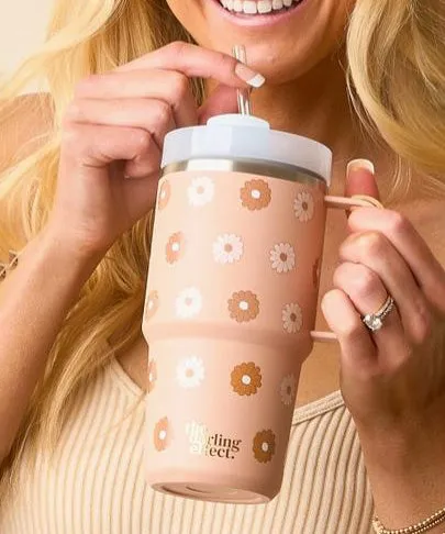 20oz Mini On-The-Go Tumbler - Daisy Tan