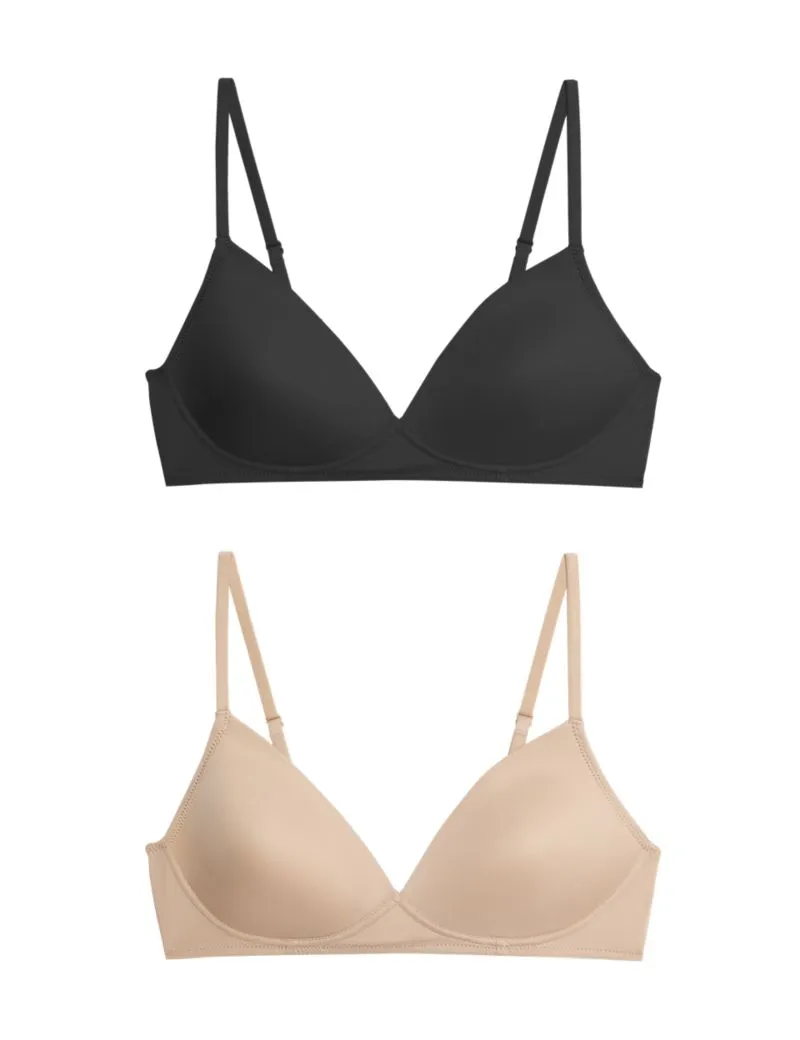 2pk Non Wired First Bras AA-D