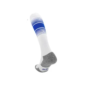 3 Pack Mens Cushioned Football Socks White and Blue