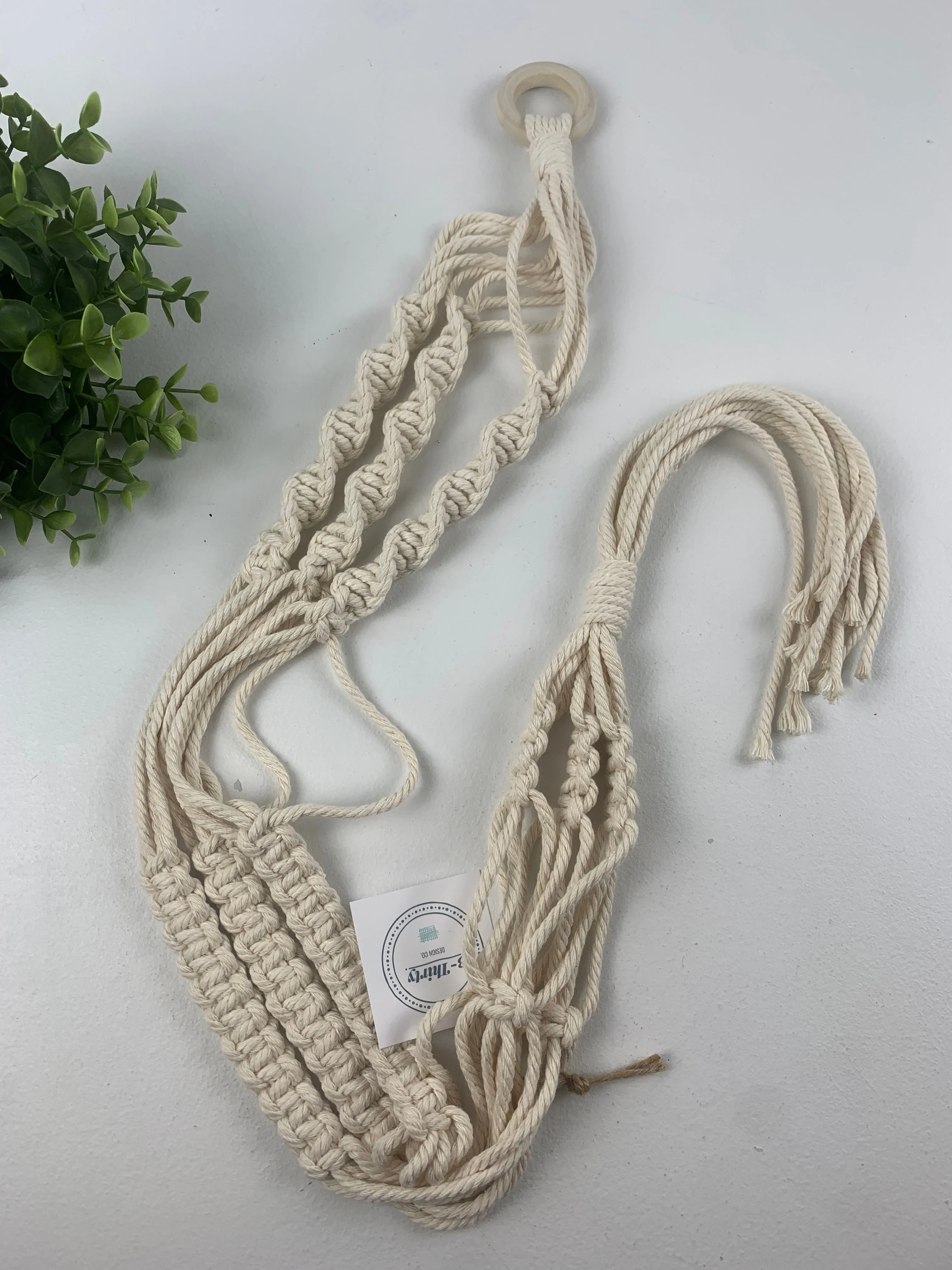 3-Thirty Design Co. Macrame Plant Hangers