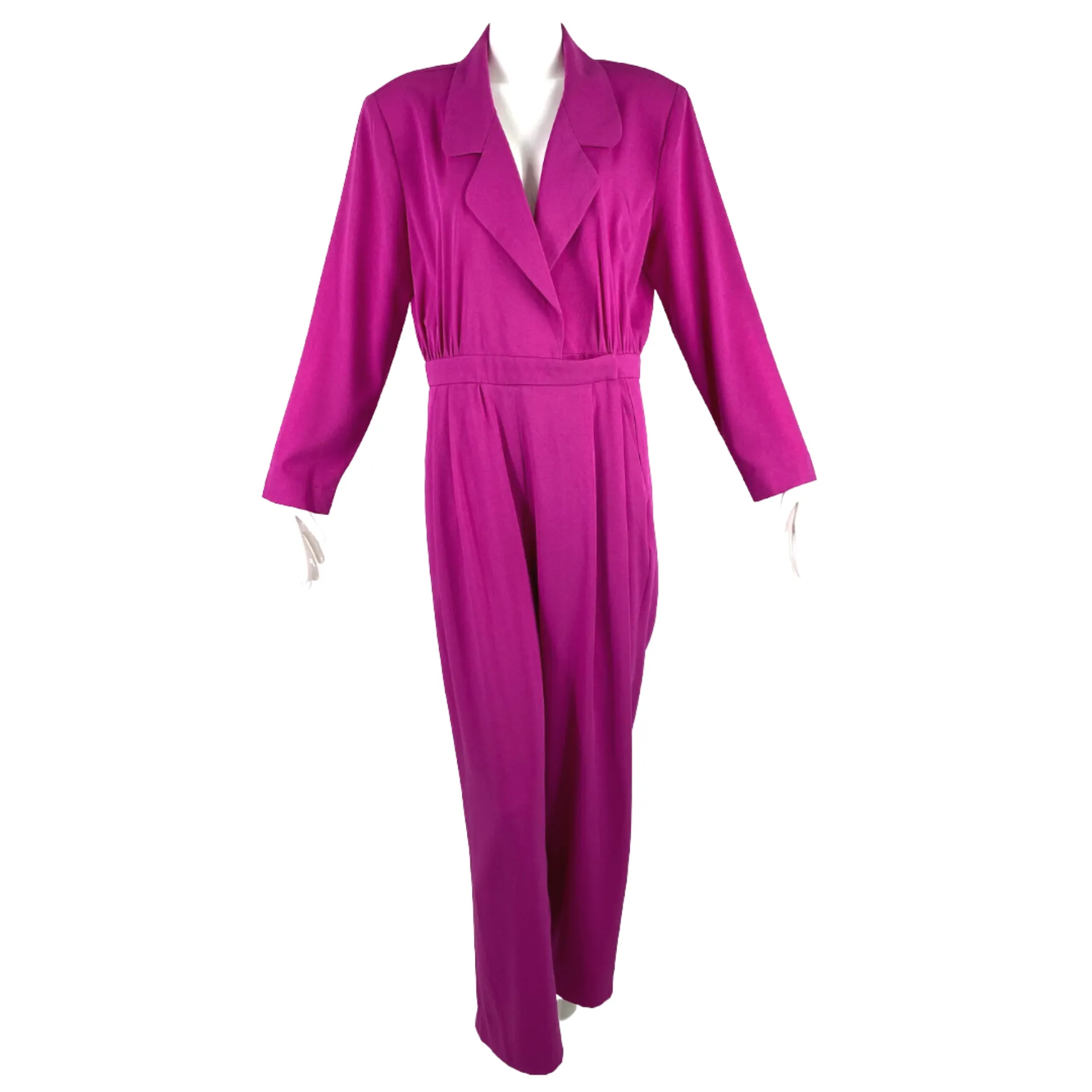 70's Bullocks Wilshire Fuchsia Jumpsuit