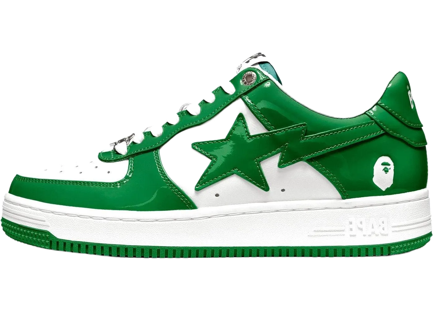 A Bathing Ape Bapesta Low 'Green'