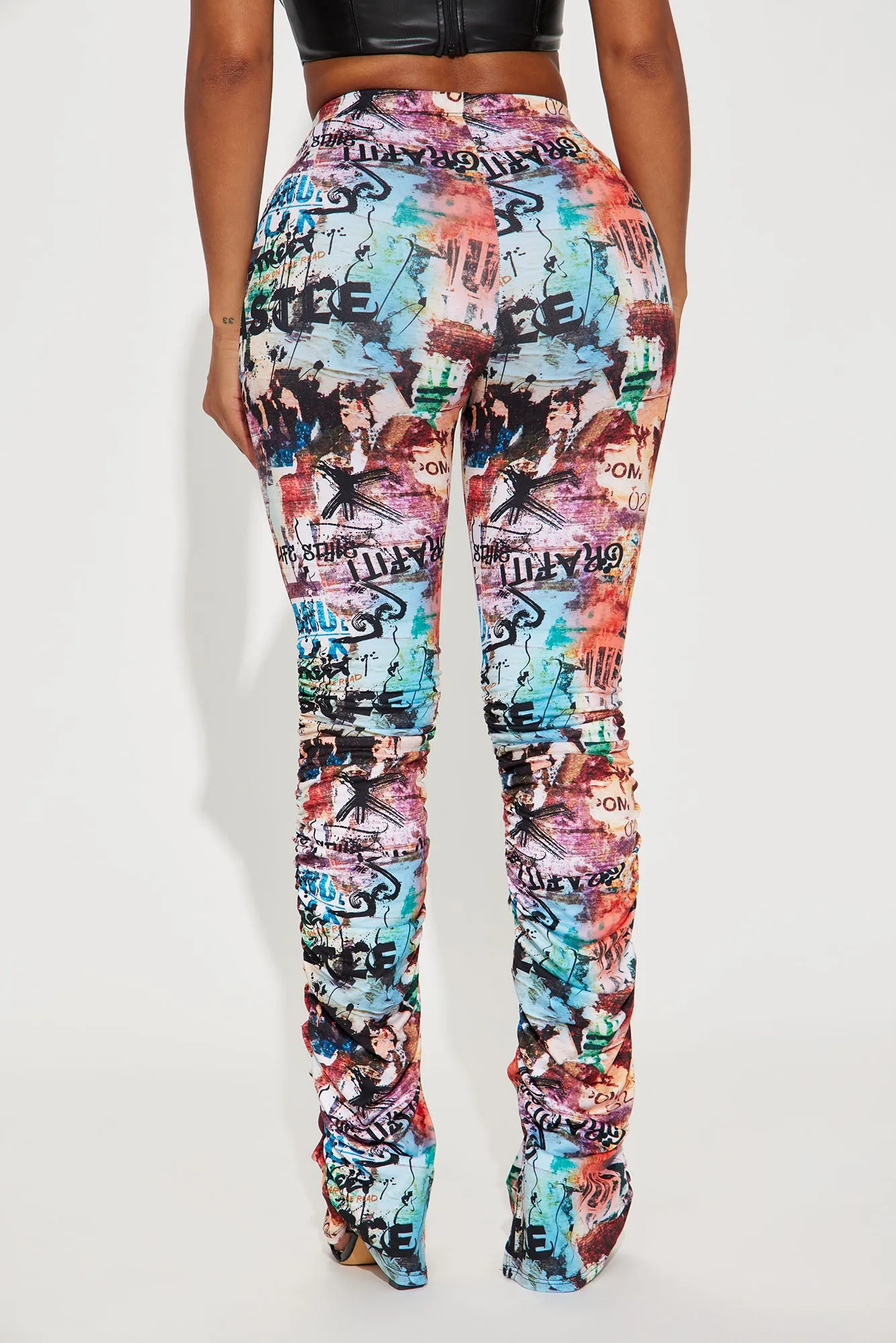 A Lifestyle Stacked Pant - Multi Color