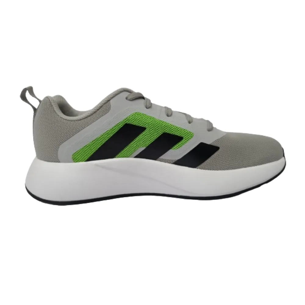 Adidas Men's Footstrikke Running Shoe (Grey/Core Black/Lucid Lime)