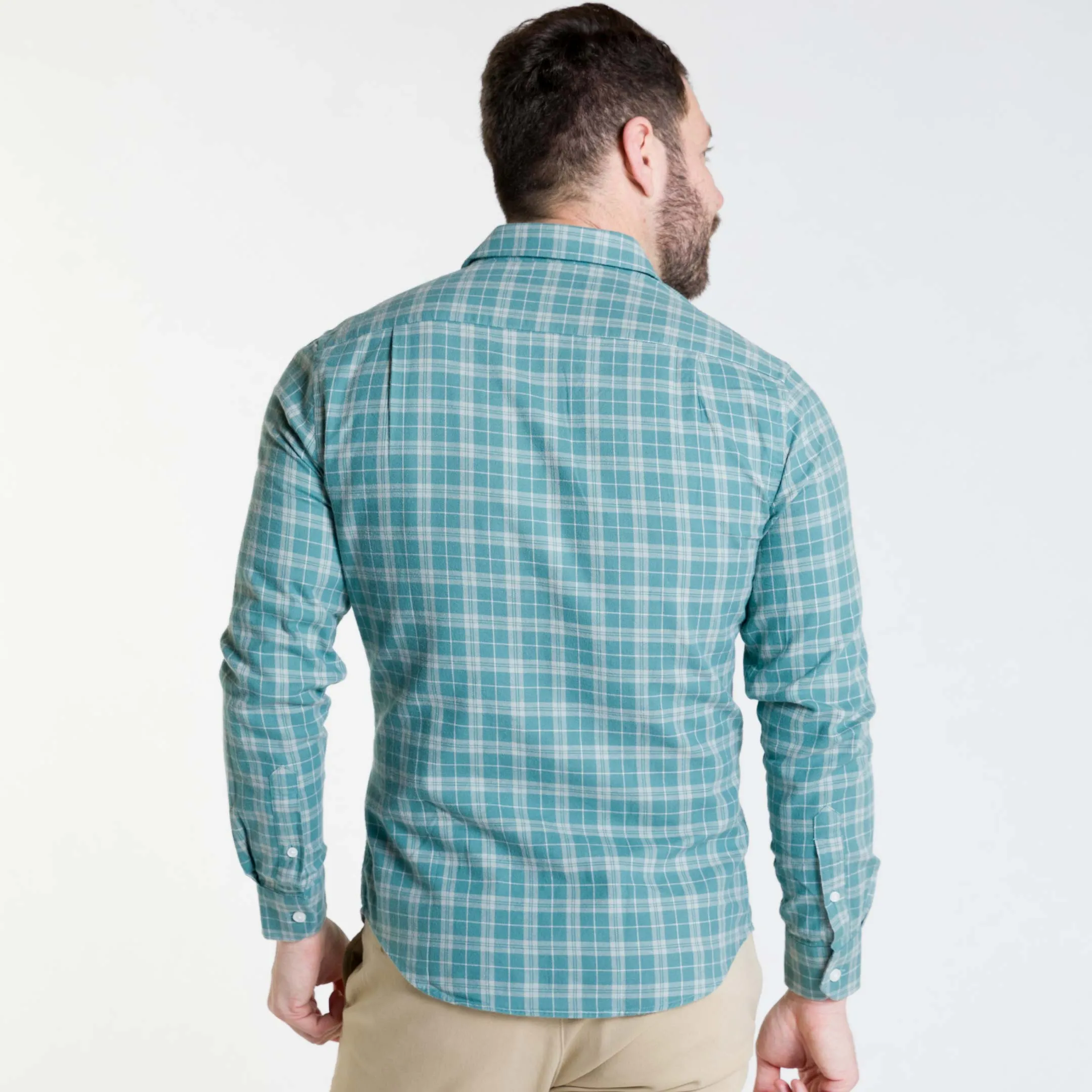 Agave Plaid Flannel Shirt