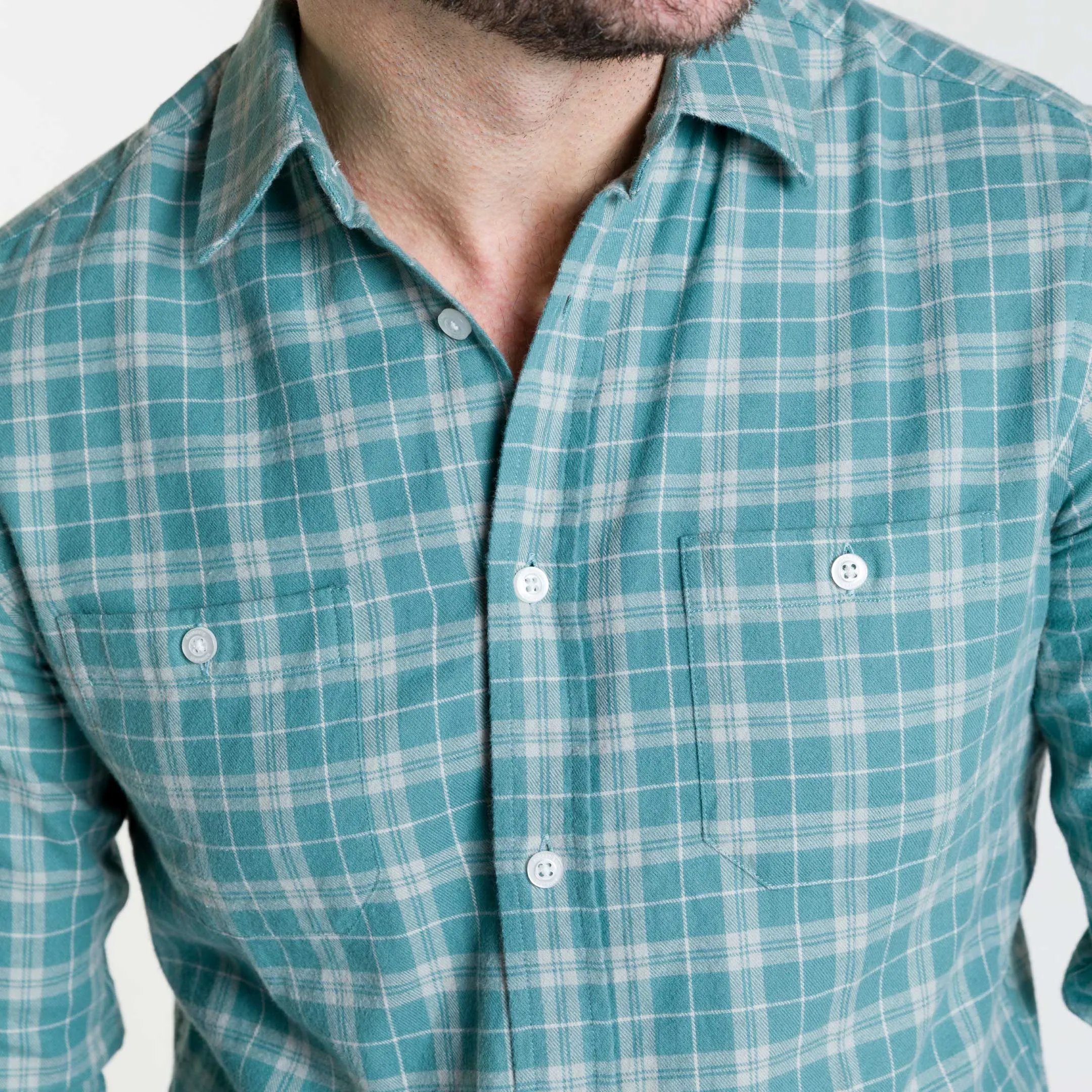 Agave Plaid Flannel Shirt