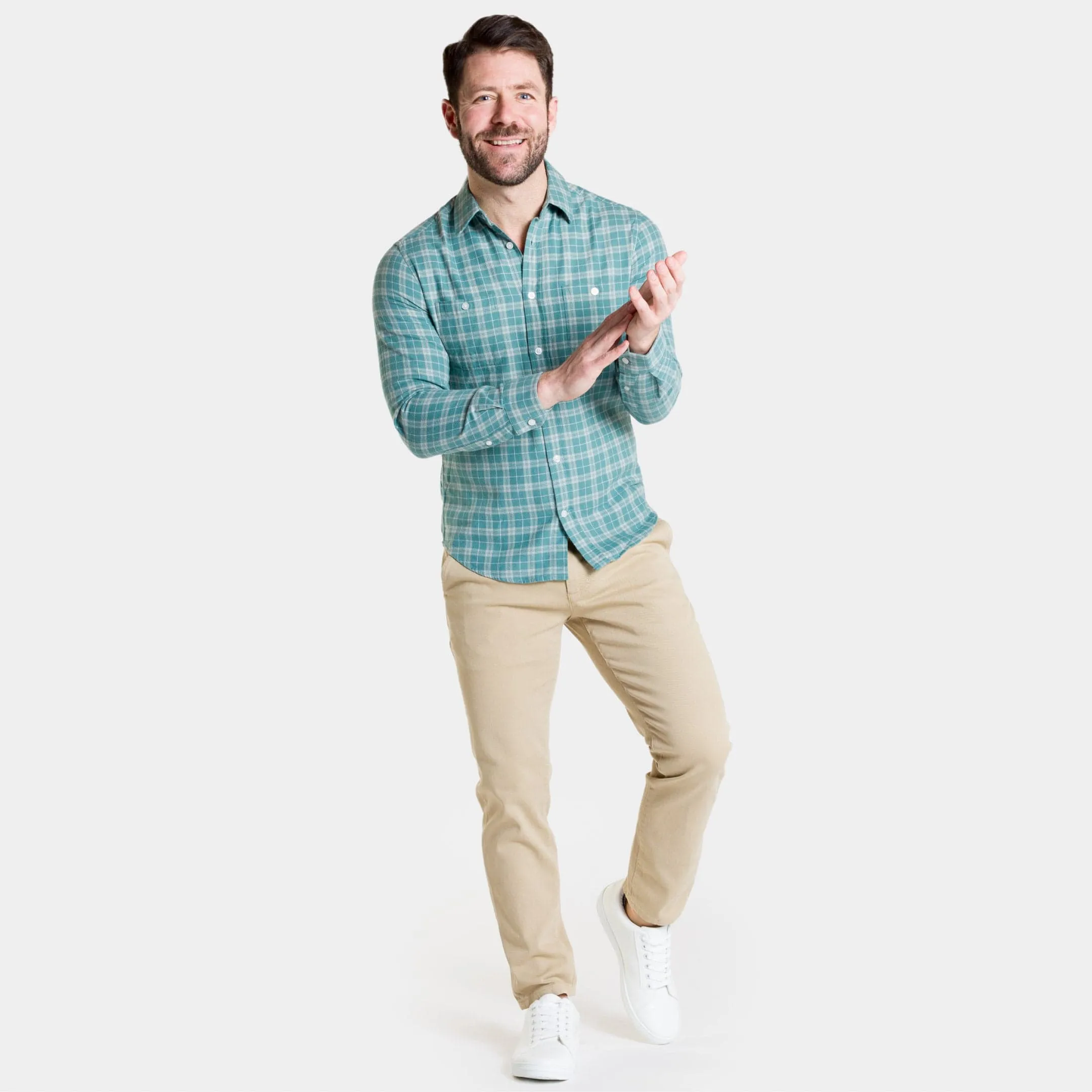 Agave Plaid Flannel Shirt