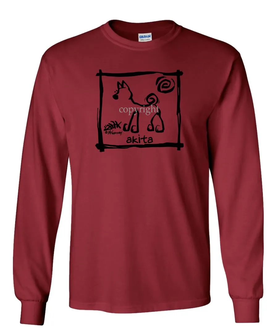 Akita - Cavern Canine - Long Sleeve T-Shirt