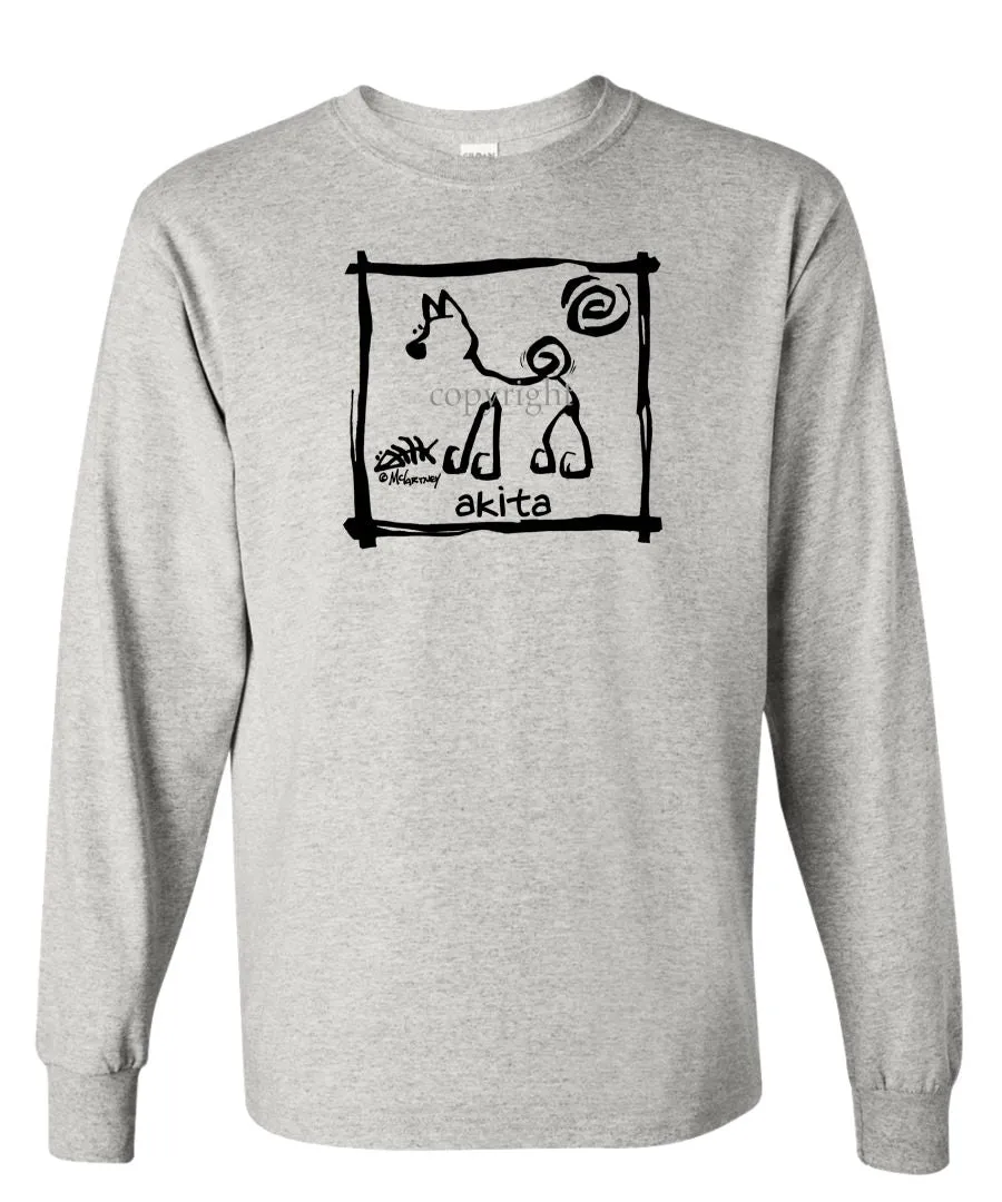 Akita - Cavern Canine - Long Sleeve T-Shirt