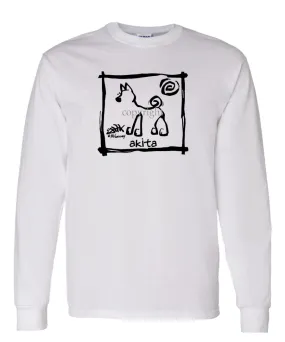 Akita - Cavern Canine - Long Sleeve T-Shirt