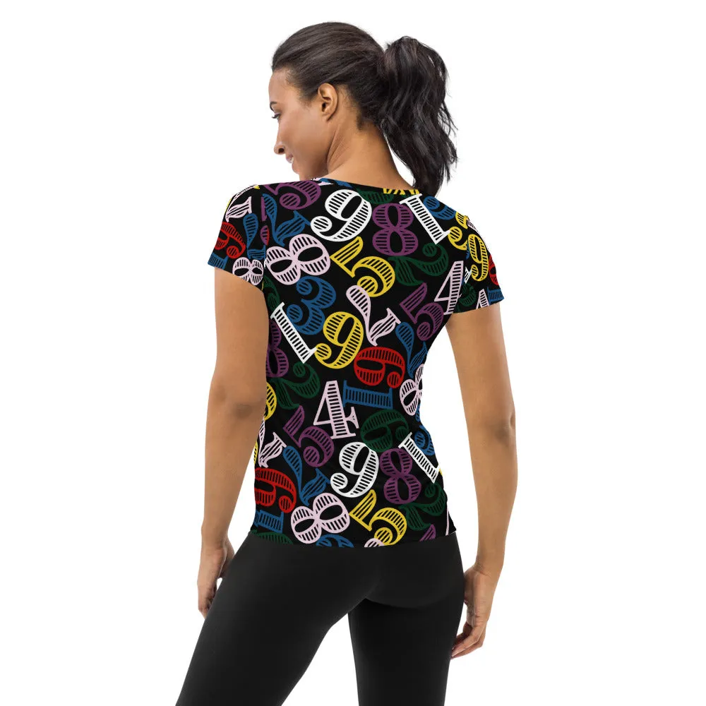 All-Over Print Women's Athletic T-shirt