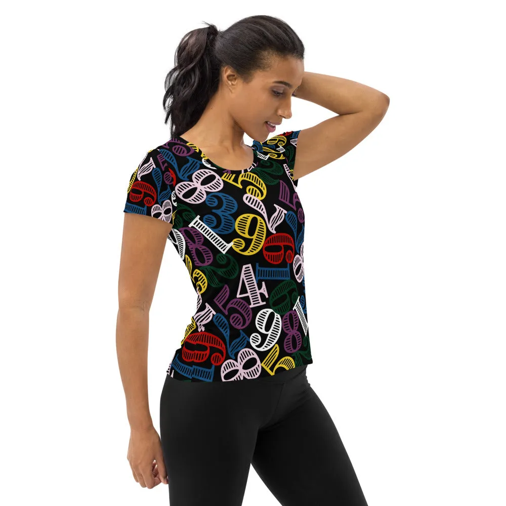 All-Over Print Women's Athletic T-shirt