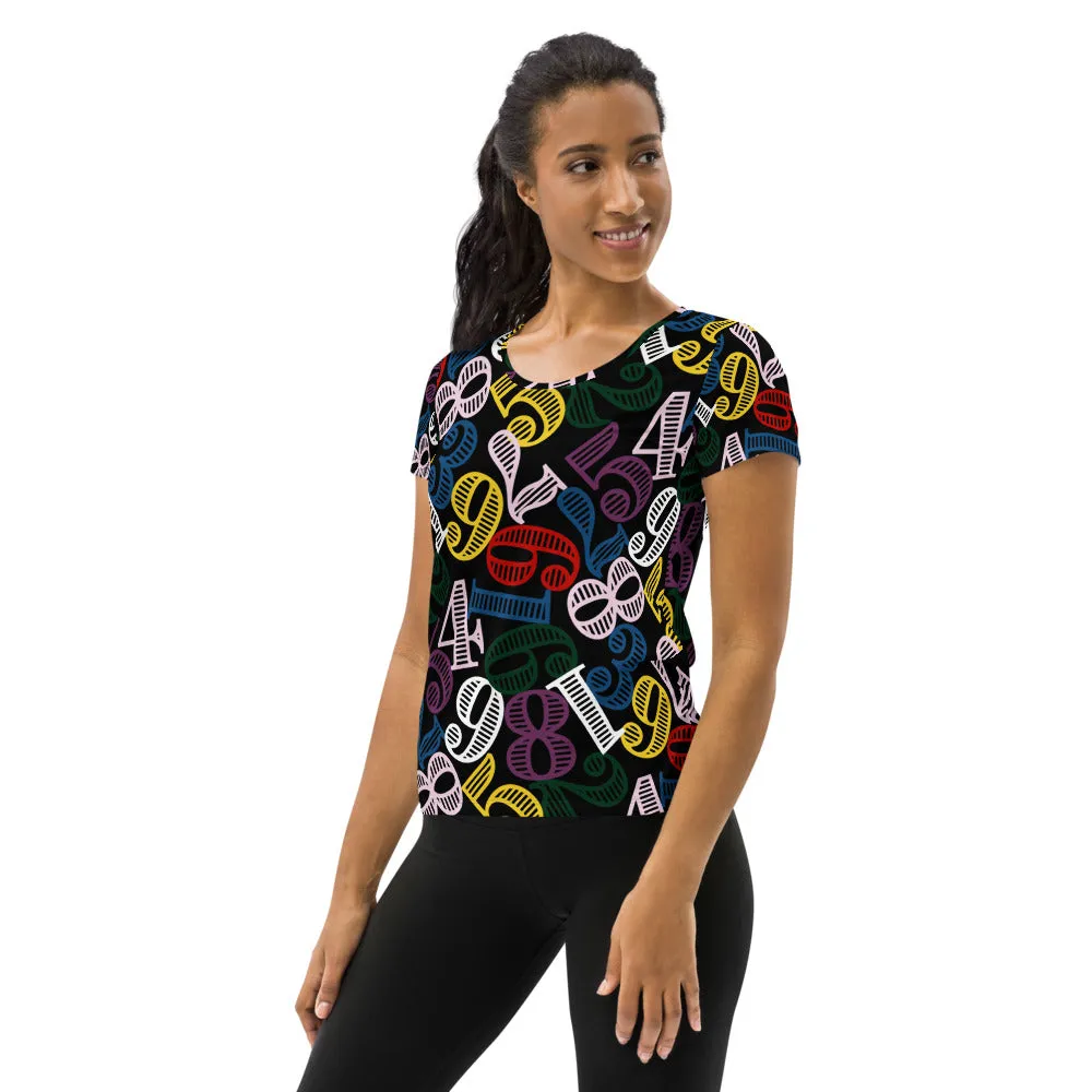 All-Over Print Women's Athletic T-shirt