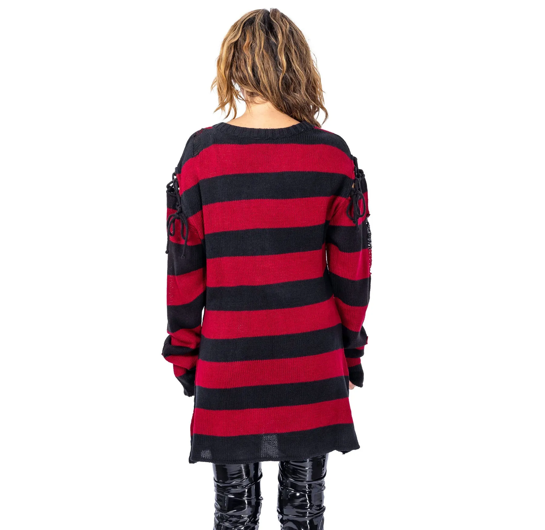 ARCADIA JUMPER - BLACK/RED