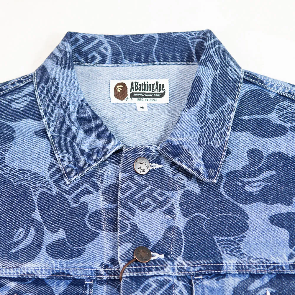 Asia Camo Denim Jacket (Indigo)