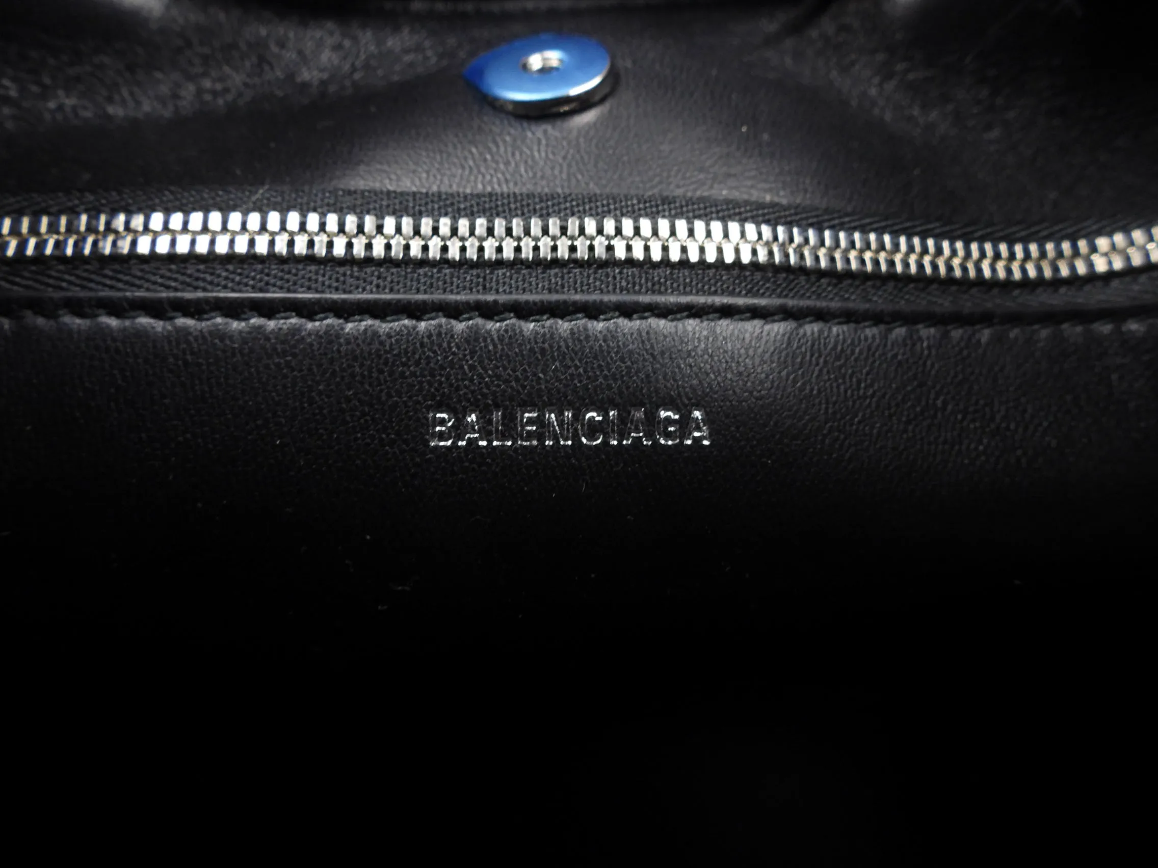 Balenciaga Black Faux Fur Everyday Two Way Tote Bag