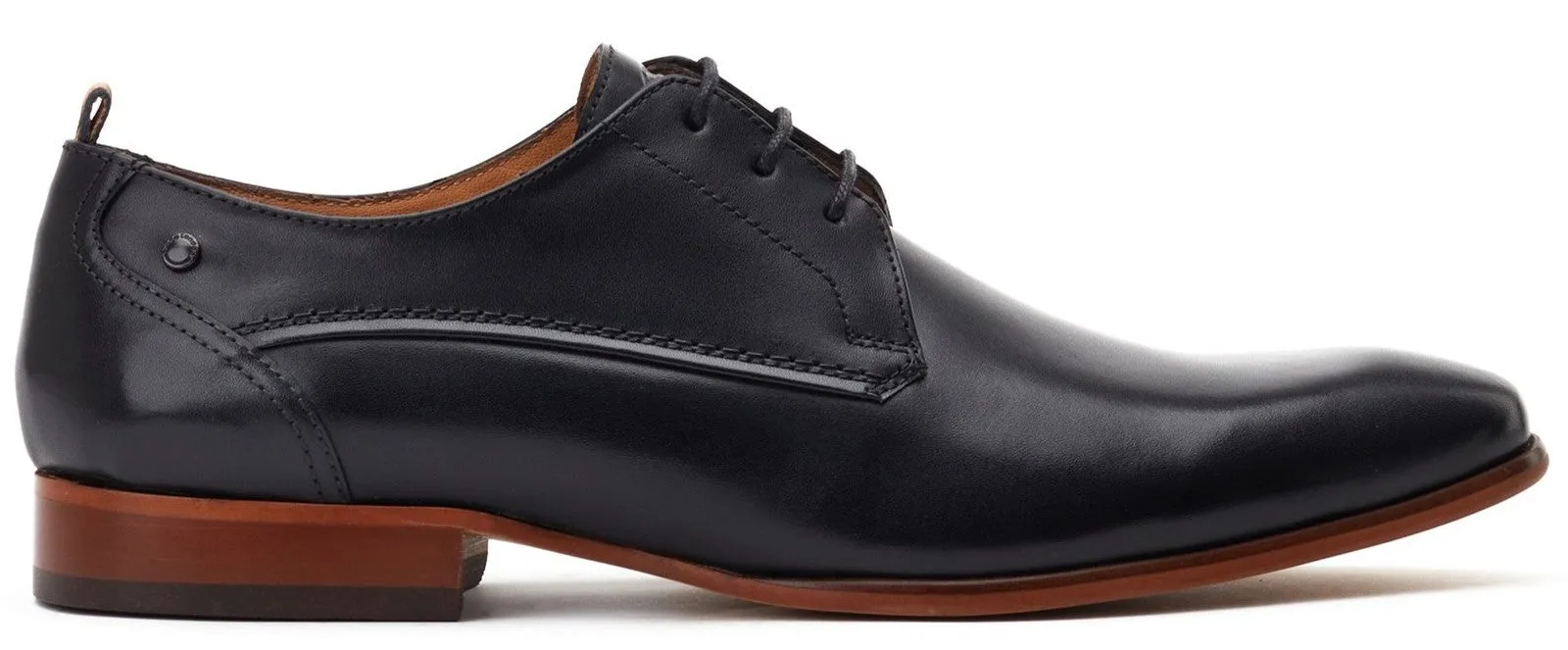 Base London Gambino Mens Leather Lace Up Derby Shoe