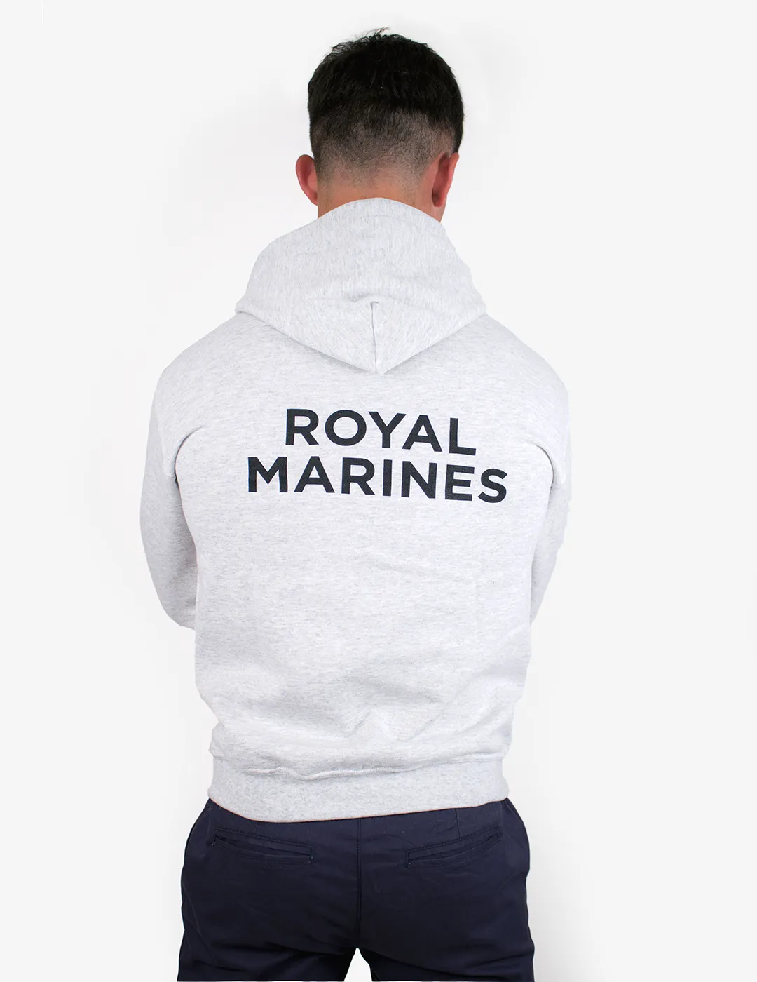 Basic Royal Marines Hoodie - Grey