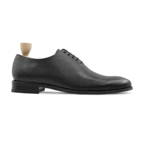 Bauska - Men's Black Pebble Grain Leather Wholecut Shoe