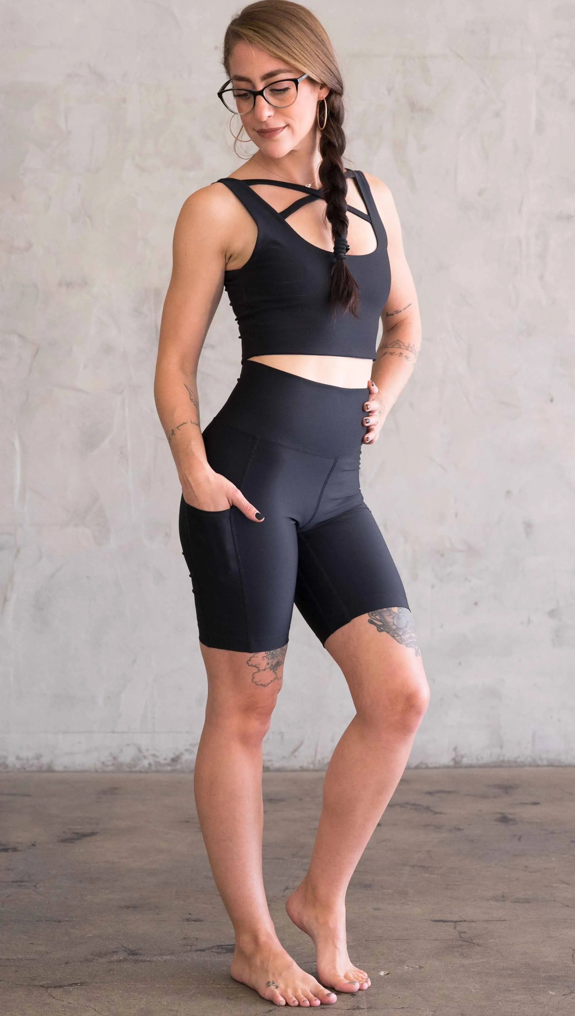 Black - Featherlight Bicycle Shorts