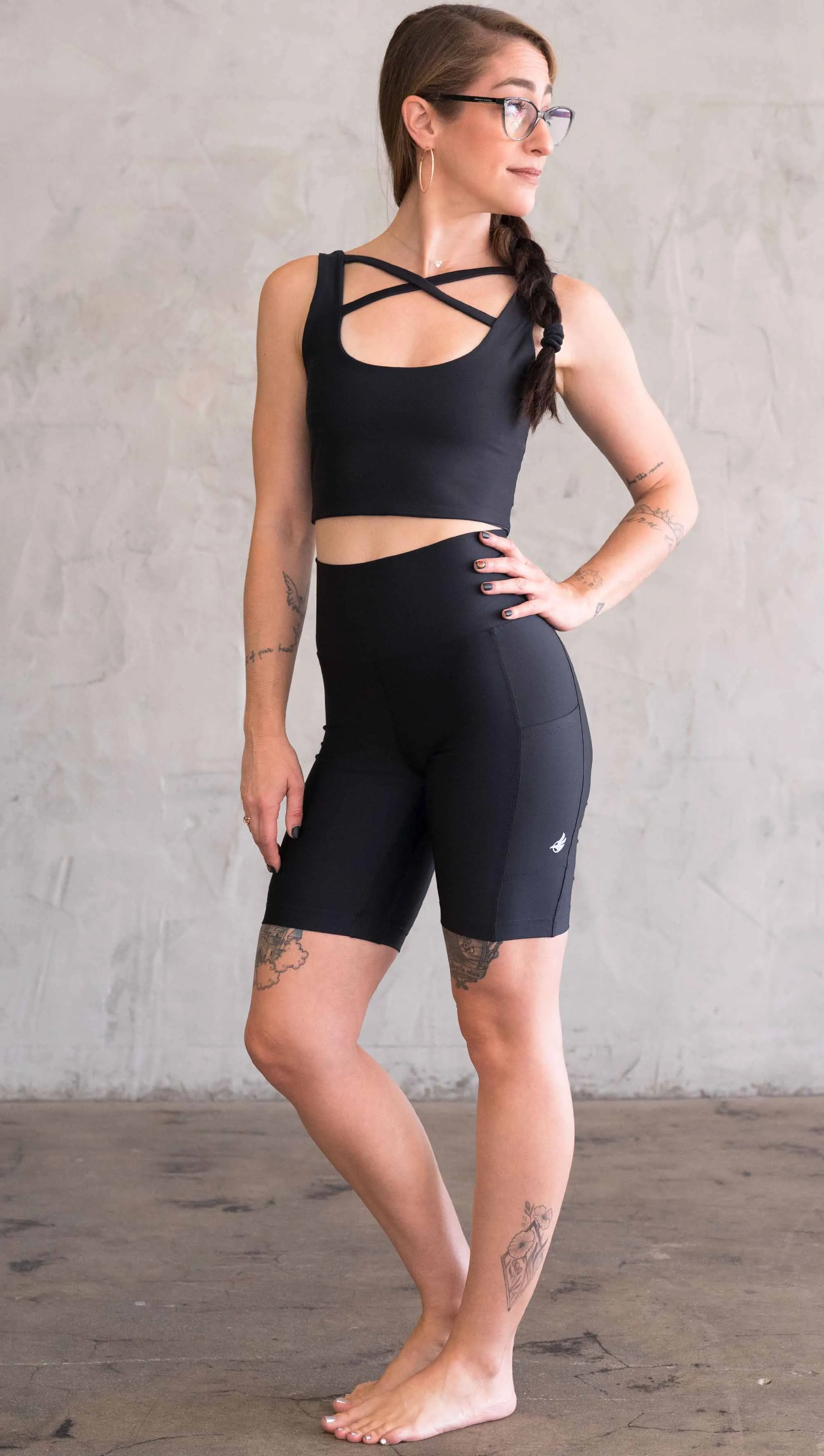 Black - Featherlight Bicycle Shorts