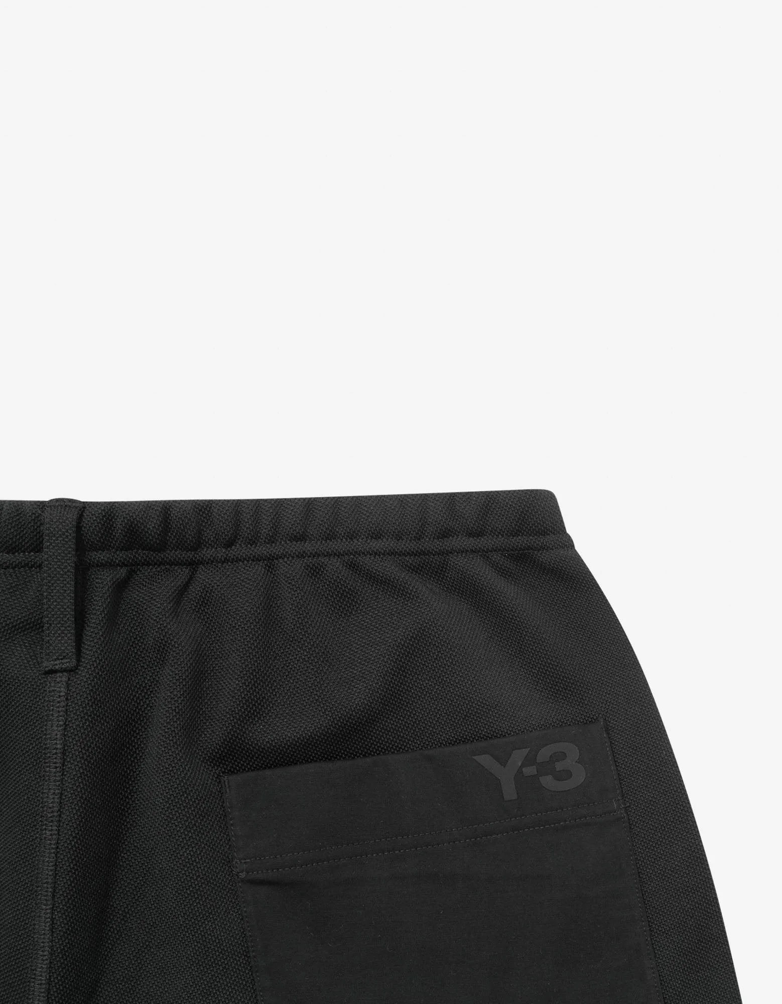 Black Travel Pique Shorts