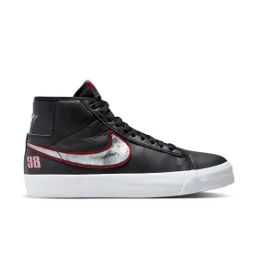 BLAZER MID PRO GT BLACK / METALLIC SILVER / UNIVERSITY RED