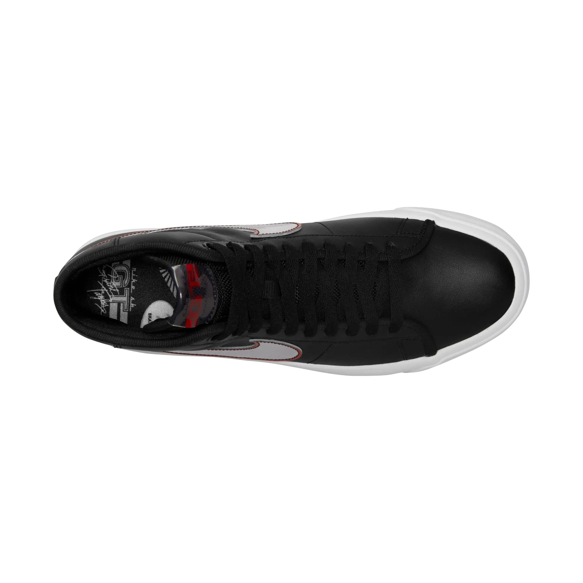 BLAZER MID PRO GT BLACK / METALLIC SILVER / UNIVERSITY RED