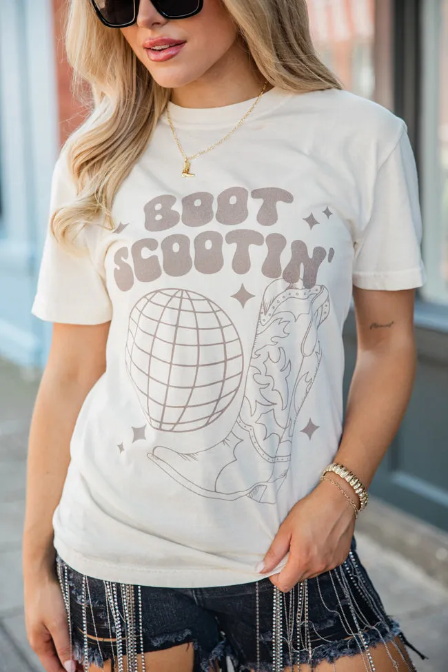 Boot Scootin Ivory Comfort Colors Graphic Tee