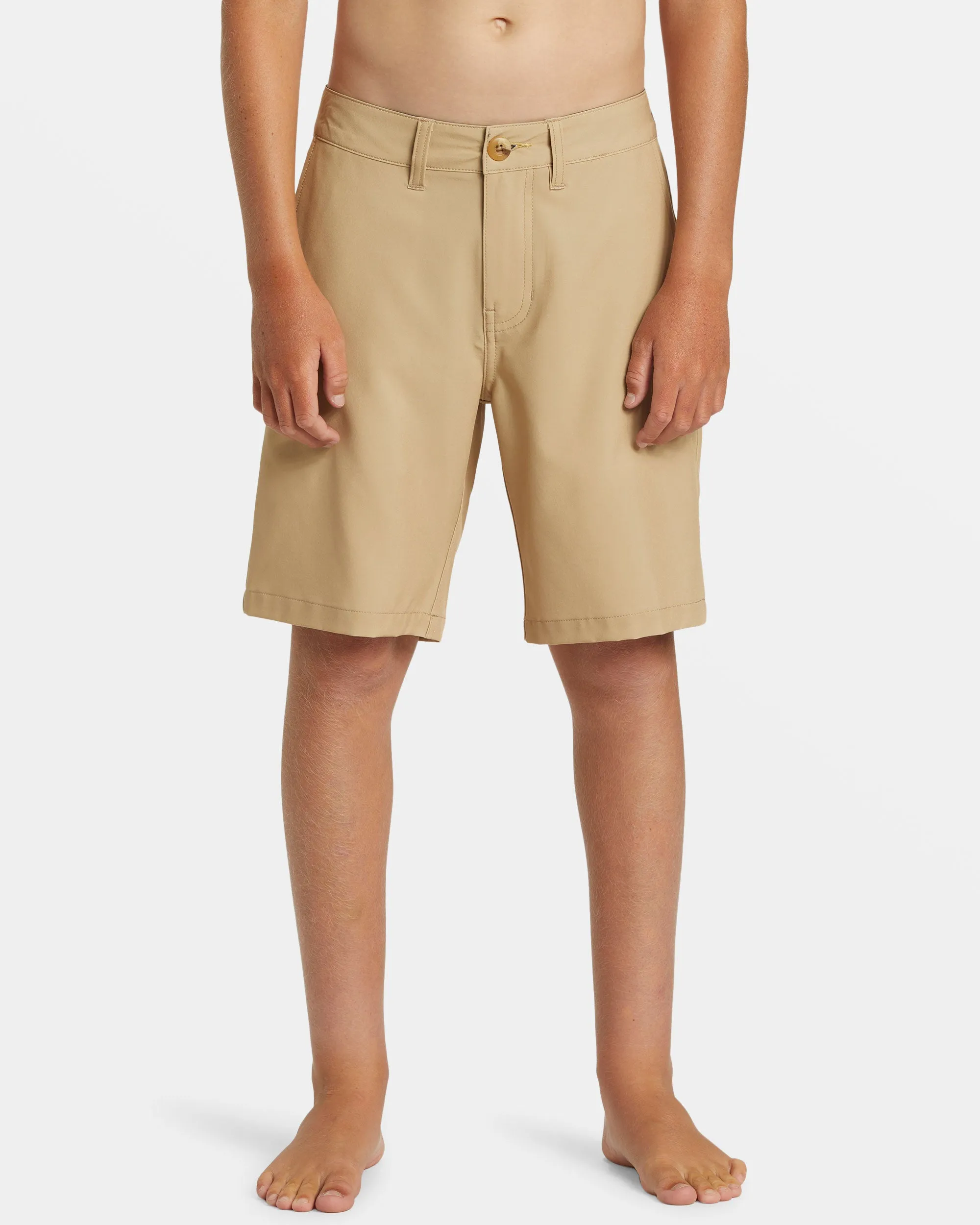 Boys 8-16 Union Amphibian 17" Hybrid Shorts - Khaki