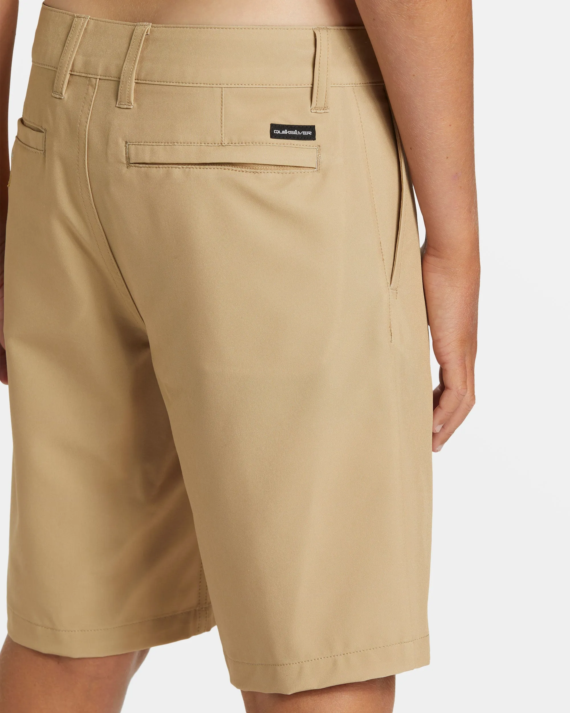 Boys 8-16 Union Amphibian 17" Hybrid Shorts - Khaki