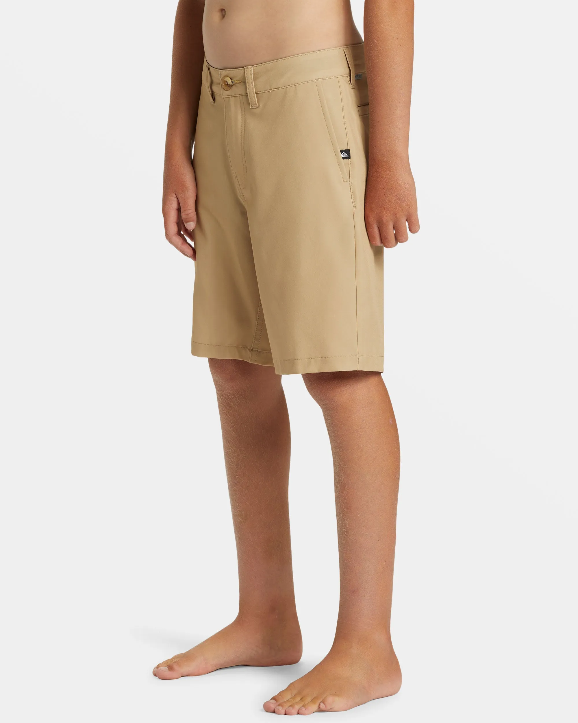 Boys 8-16 Union Amphibian 17" Hybrid Shorts - Khaki