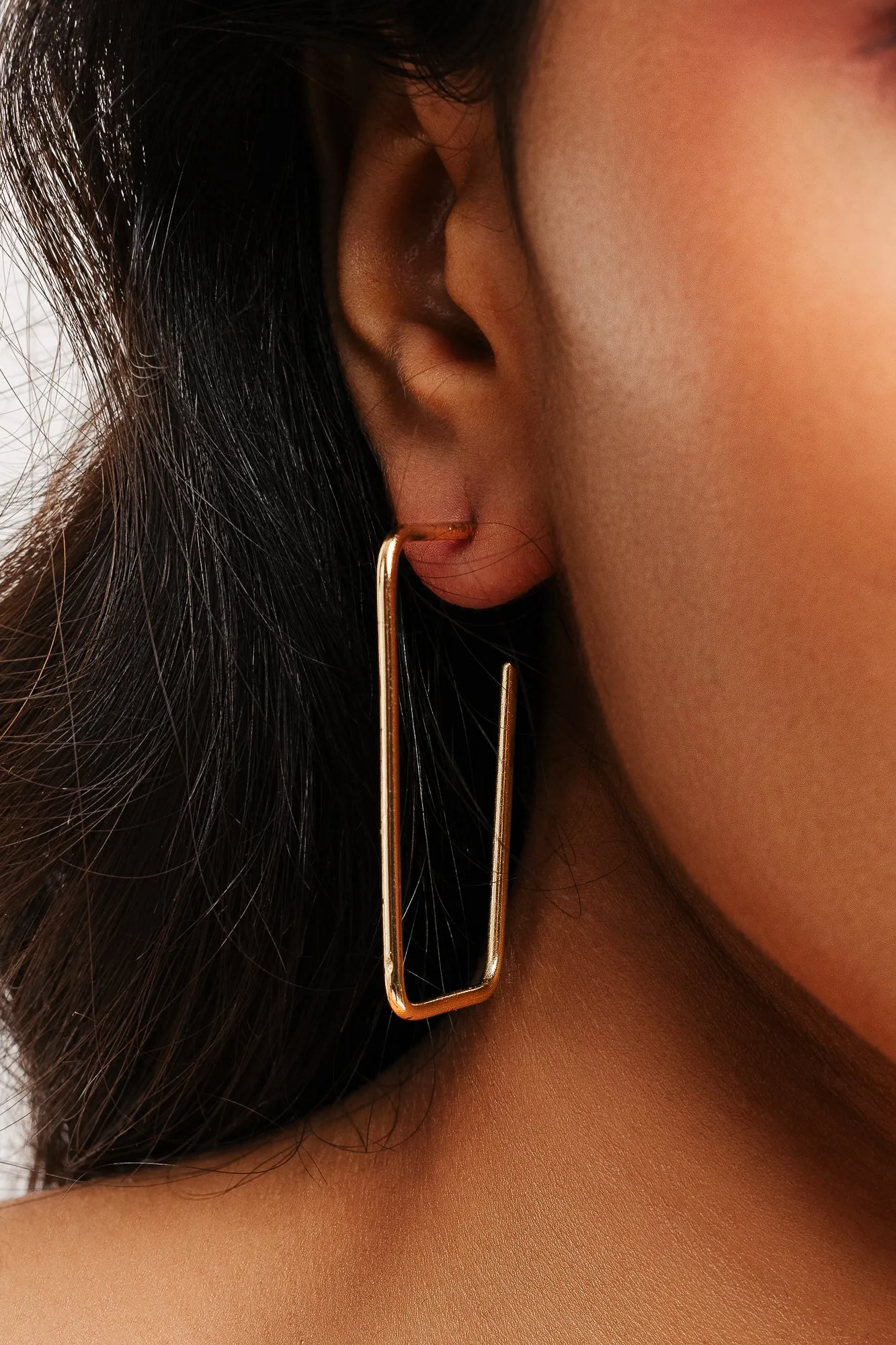 Brass Metal Earrings