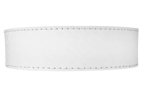 Carbon White 1 3/8 Leather Dress Strap