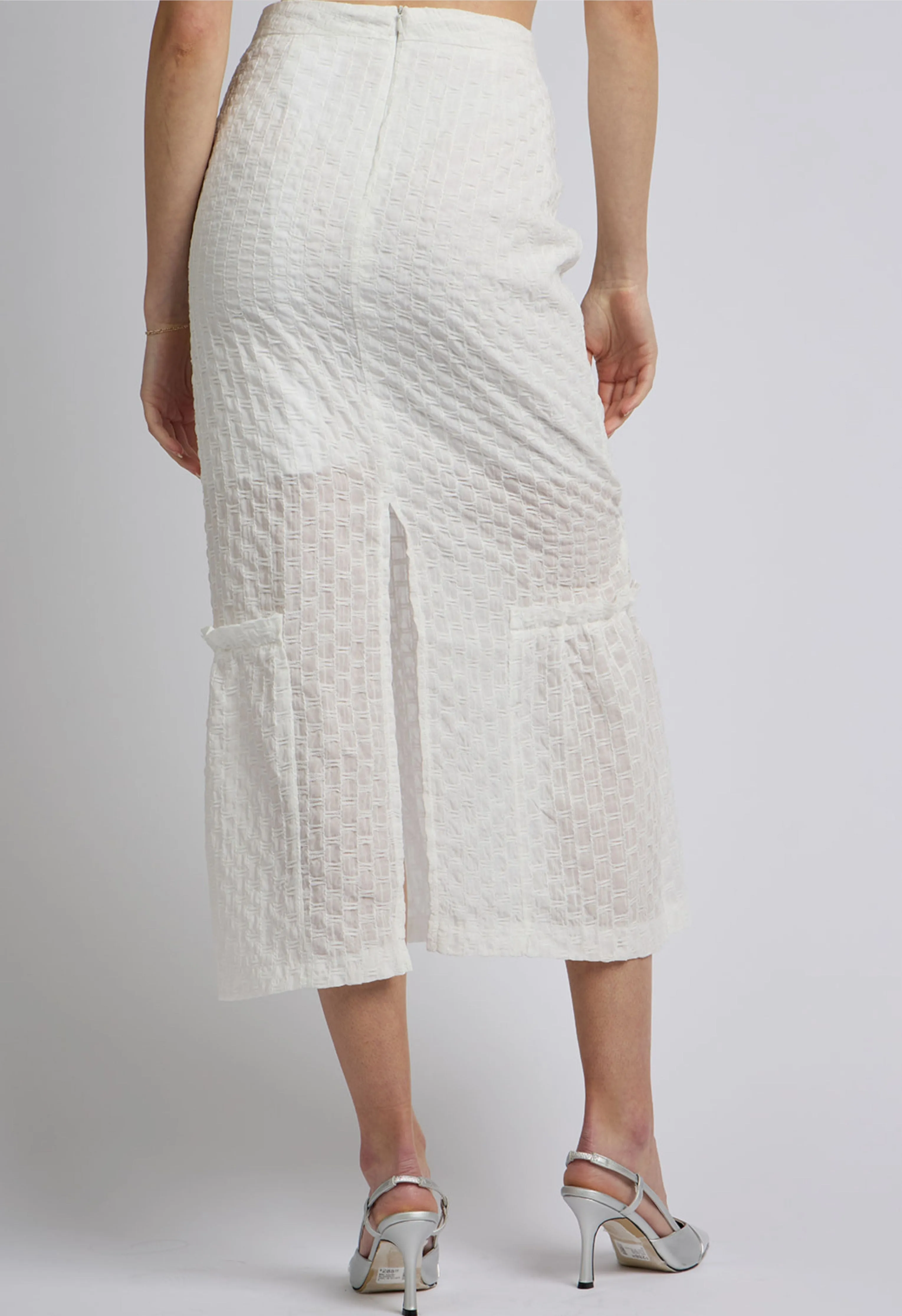 Cherie Skirt in White