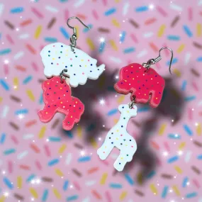 Circus Animal Cookies Dangle Earrings