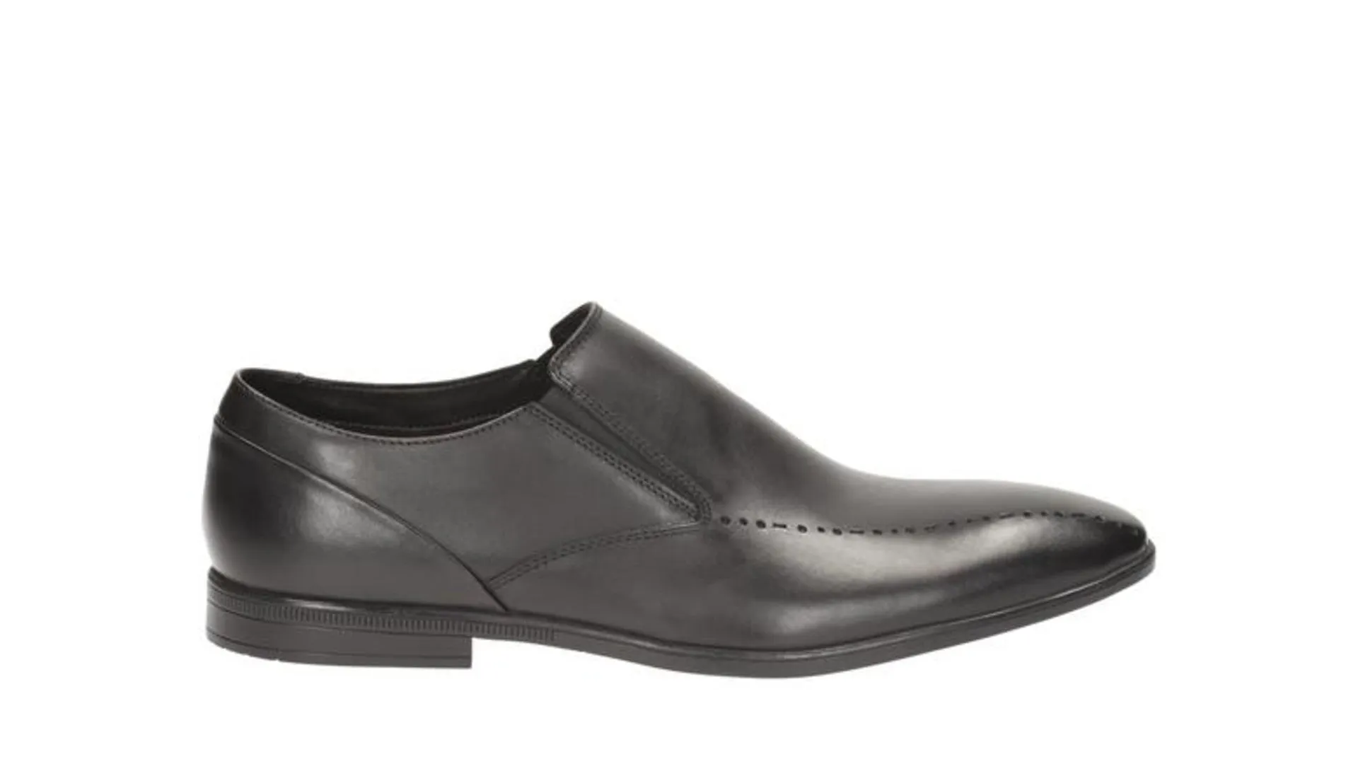 Clarks Bampton Free Black Leather