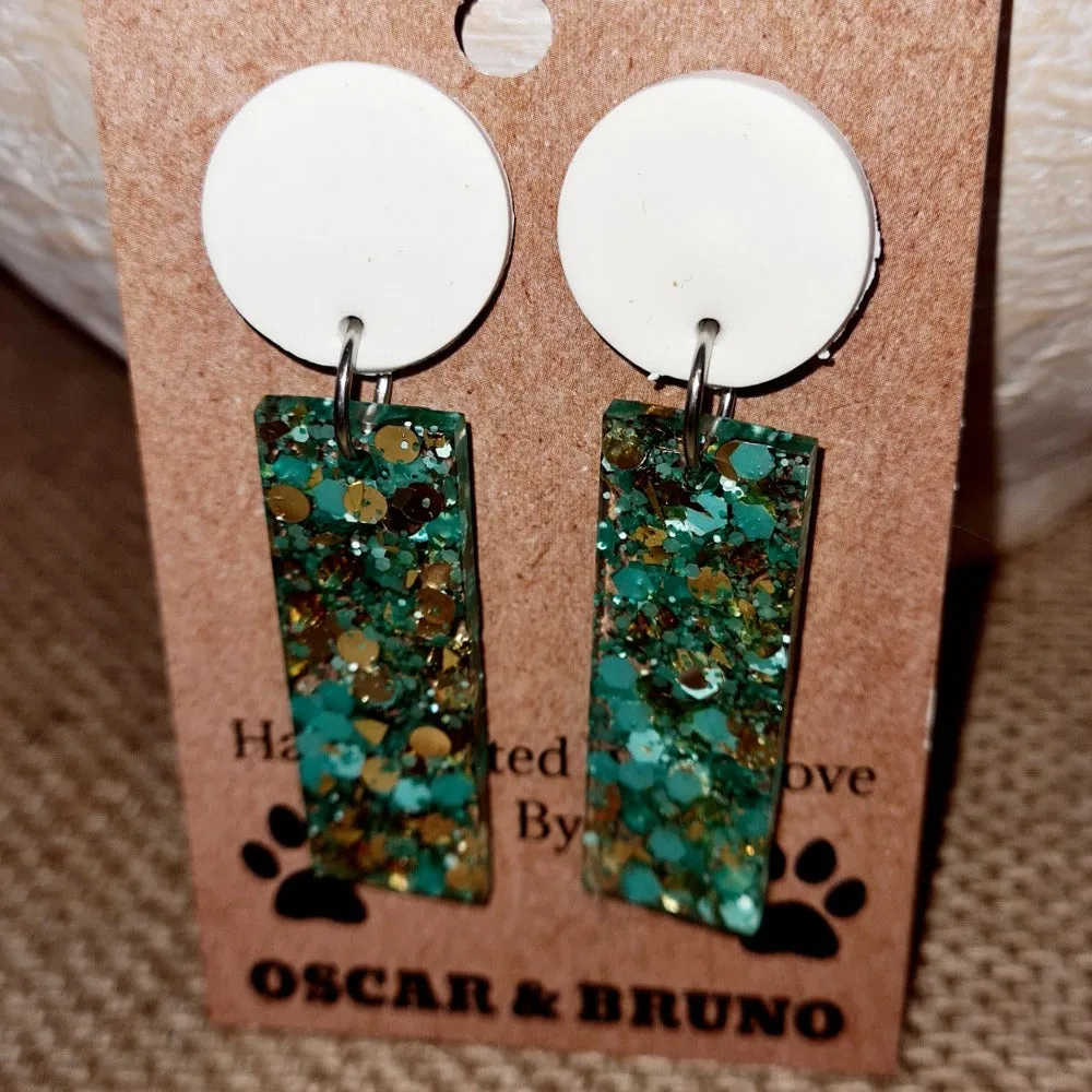 Clay & Resin Bling Handcrafted Earrings