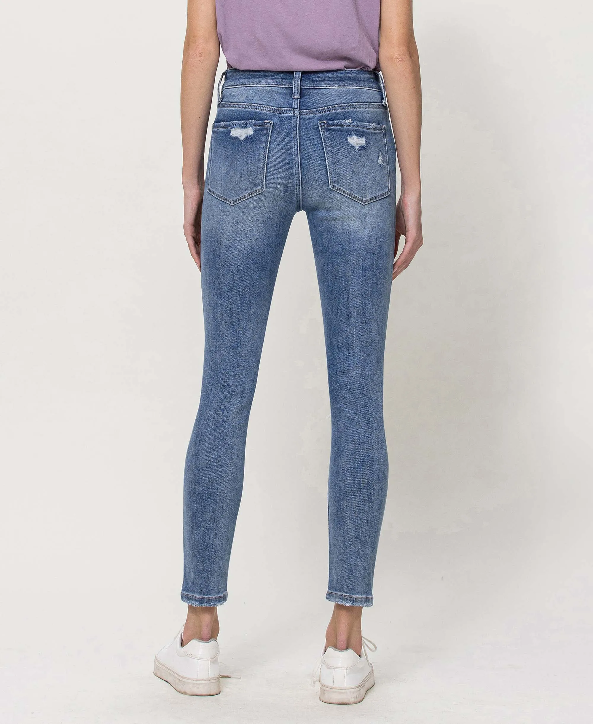 Clear Headed - Mid Rise Skinny Jeans