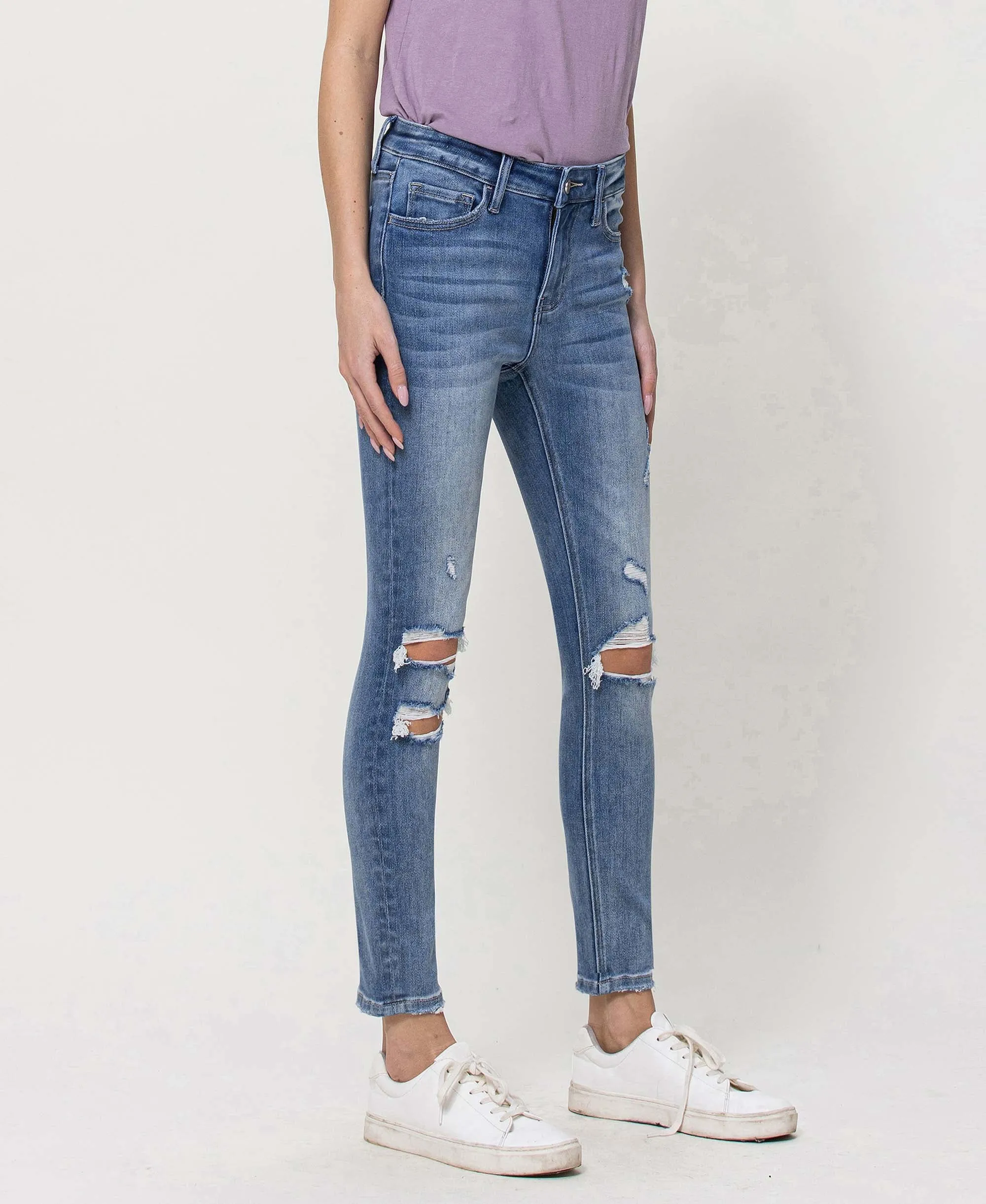 Clear Headed - Mid Rise Skinny Jeans