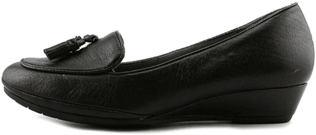 COMFORTIVA Women's •Ashten• Wedge Tassel loafer