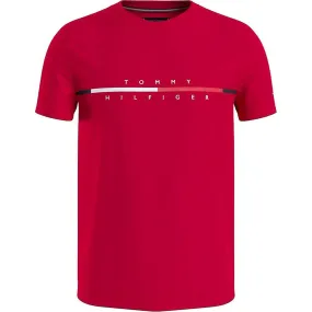 Corporate Split Logo T-Shirt - Red