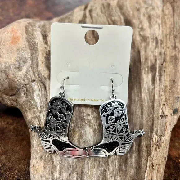 Cowboy Western Dangle Earrings