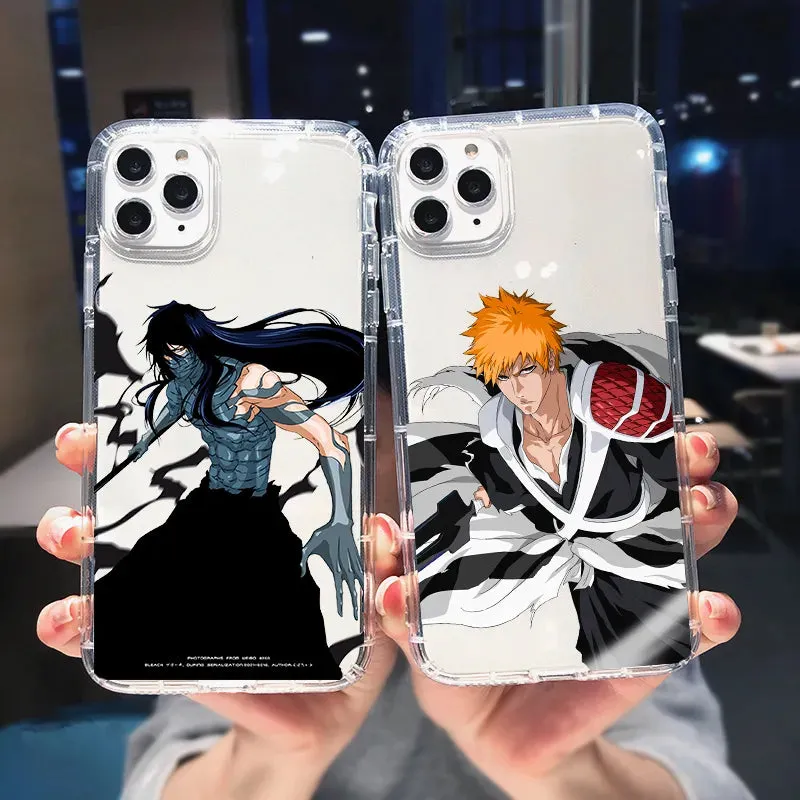 Cute Anime Bleach Kisuke Urahara Shockproof Phone Case For iPhone 13 11 12 Pro MAX XR XS X 14 15 Plus Clear Soft TPU Cover