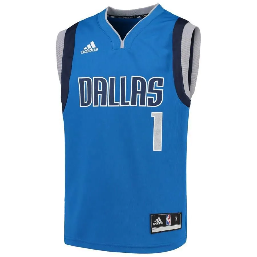 Dallas Mavericks Dennis Smith Jr. Adidas Replica Jersey Kids - Blue | Ireland P1073X6