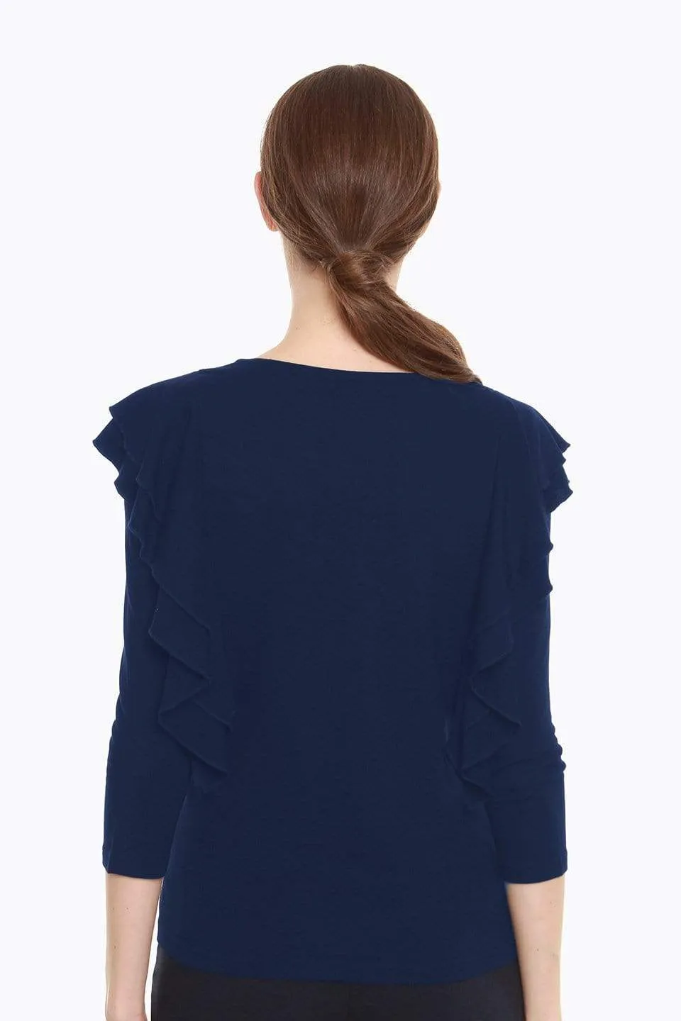 Dania Nursing Top Navy Indigo