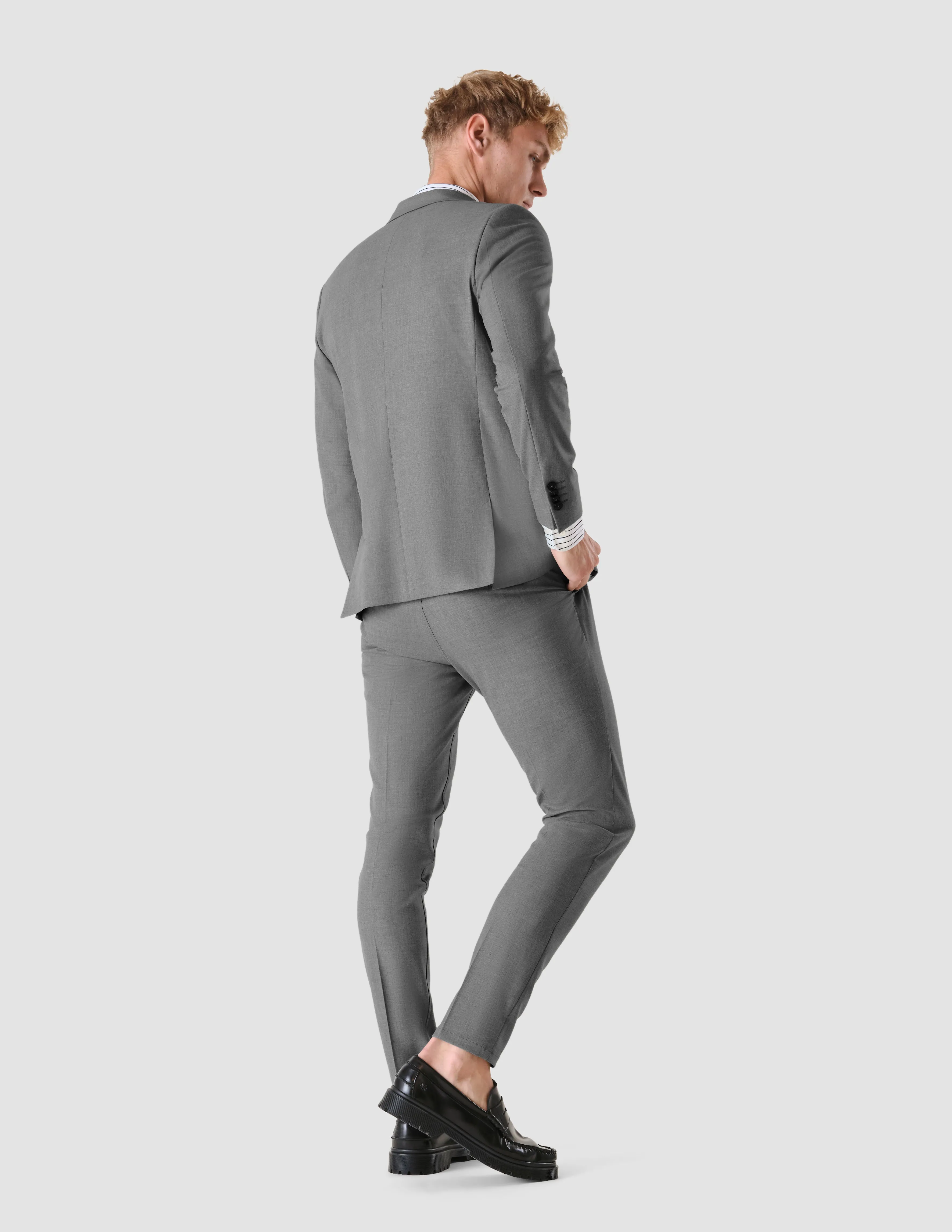 Essential Suit Pants Regular Cloud Grey