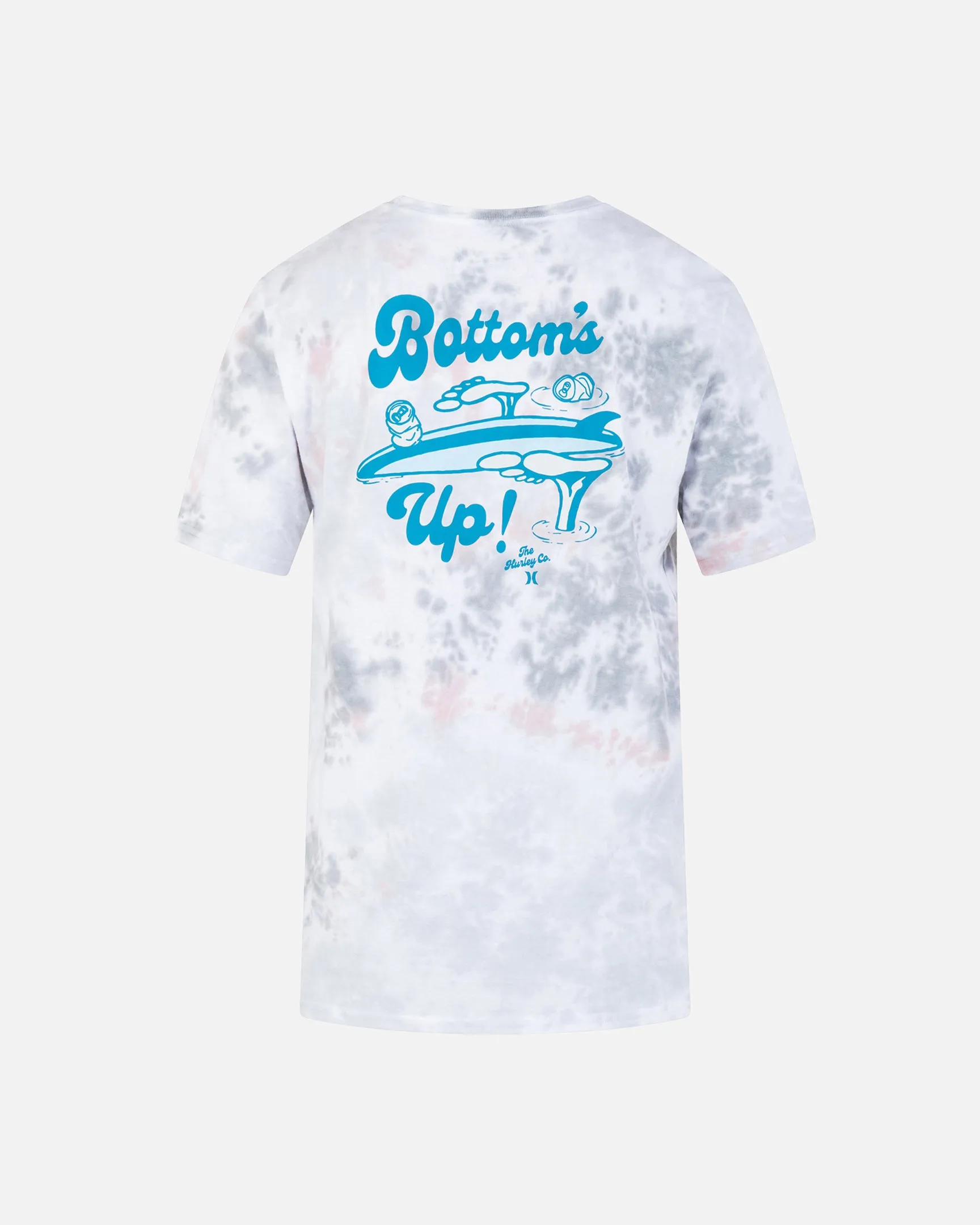 EVERYDAY TIE DYE BOTTOMS UP SHORT SLEEVE TEE