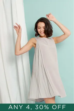 Evia Nursing Dress Grey